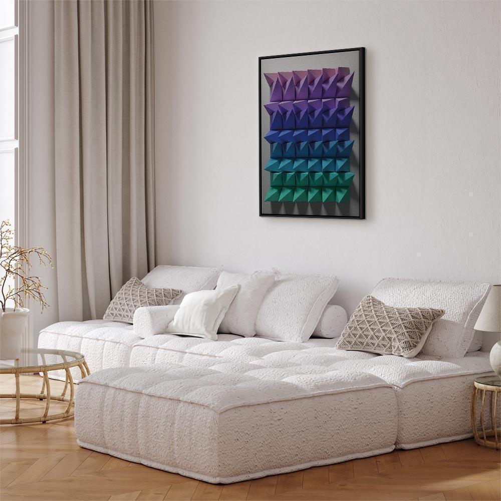 Leinwandbild - Uniform Motion (1 Part) Vertical