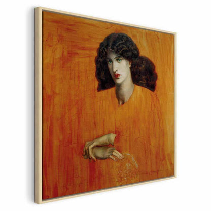Leinwandbild - Dante Gabriel Rossetti – La Donna della Finestra