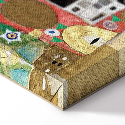 Leinwandbild - Gustav Klimt – The Fulfillment