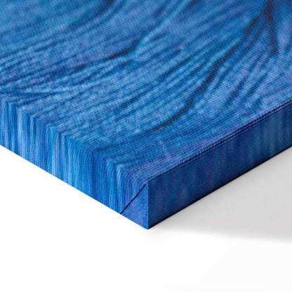 Leinwandbild - Blue Worsted (1 Part) Vertical