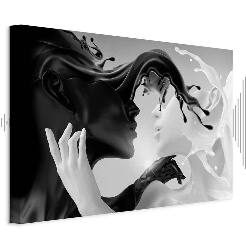 Leinwandbild - Tender Opposite (1 Part) Wide