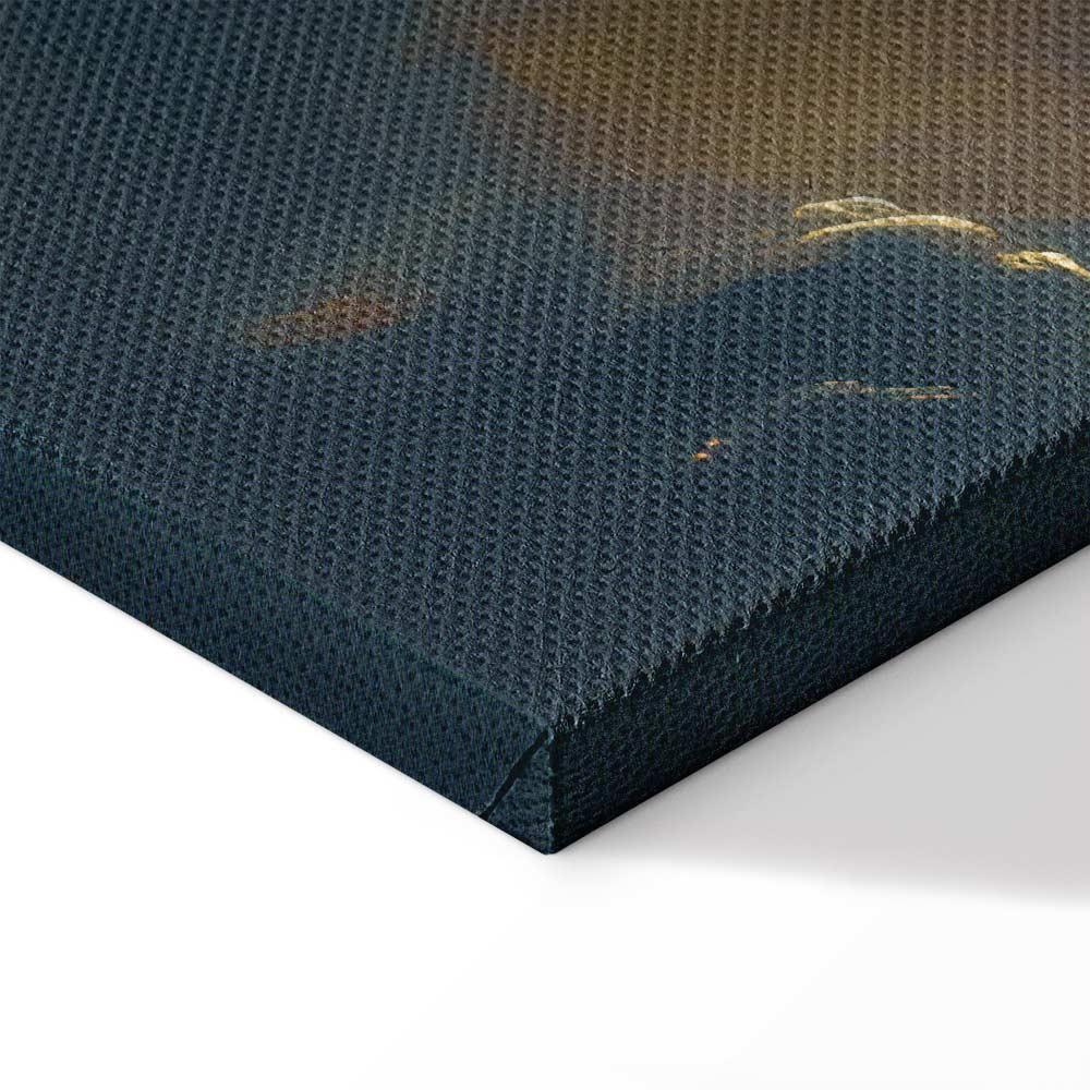 Leinwandbild - Sun and Shadows: A Theatrical Display of Nature High Above the Earth