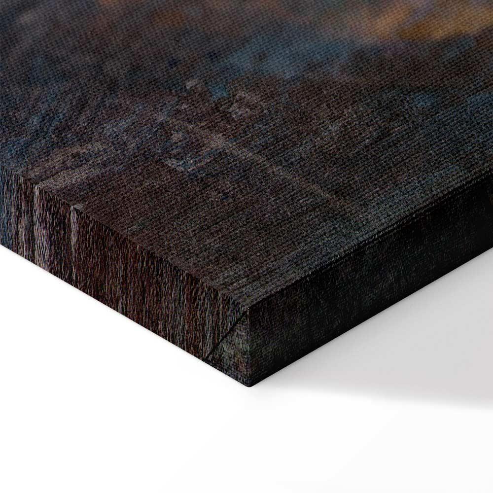 Leinwandbild - Copper Leaves (1 Part) Wide