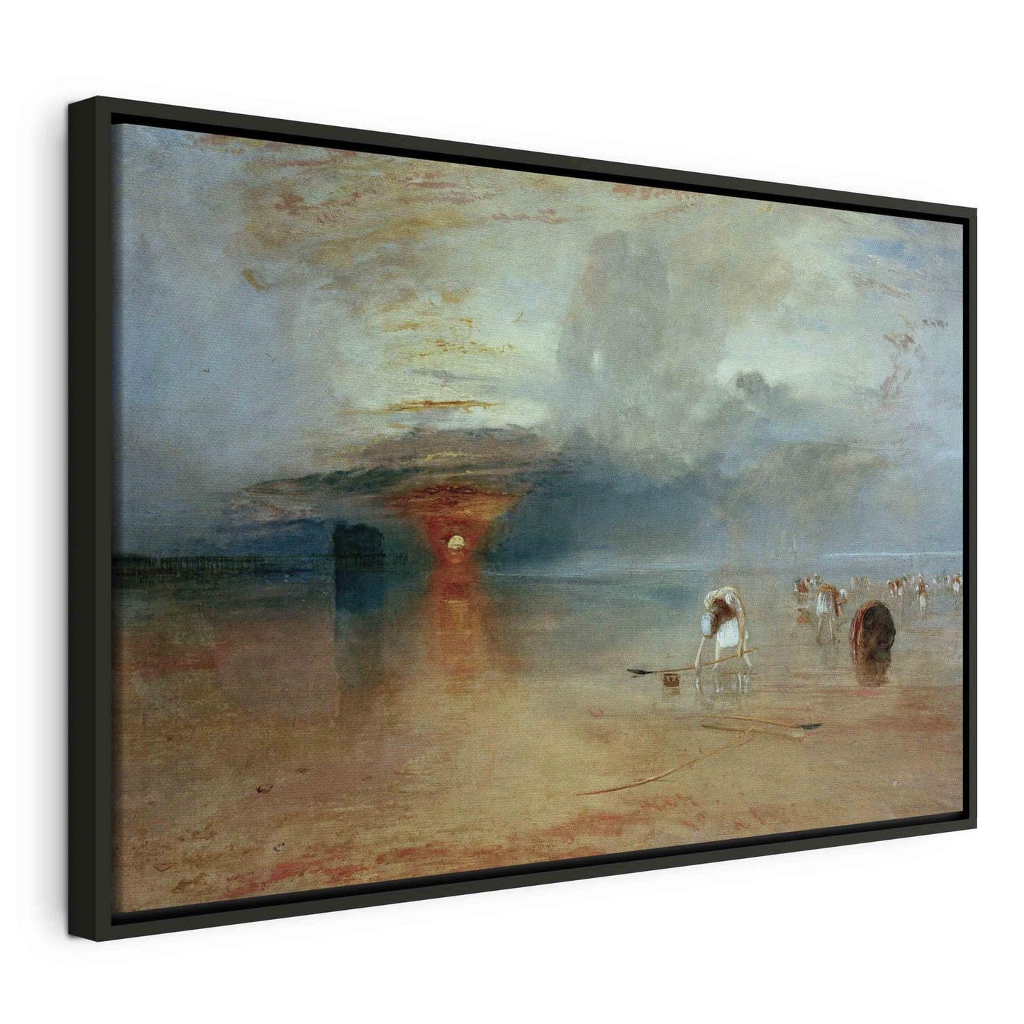 Leinwandbild - Calais Beach, Low Tide Artgeist