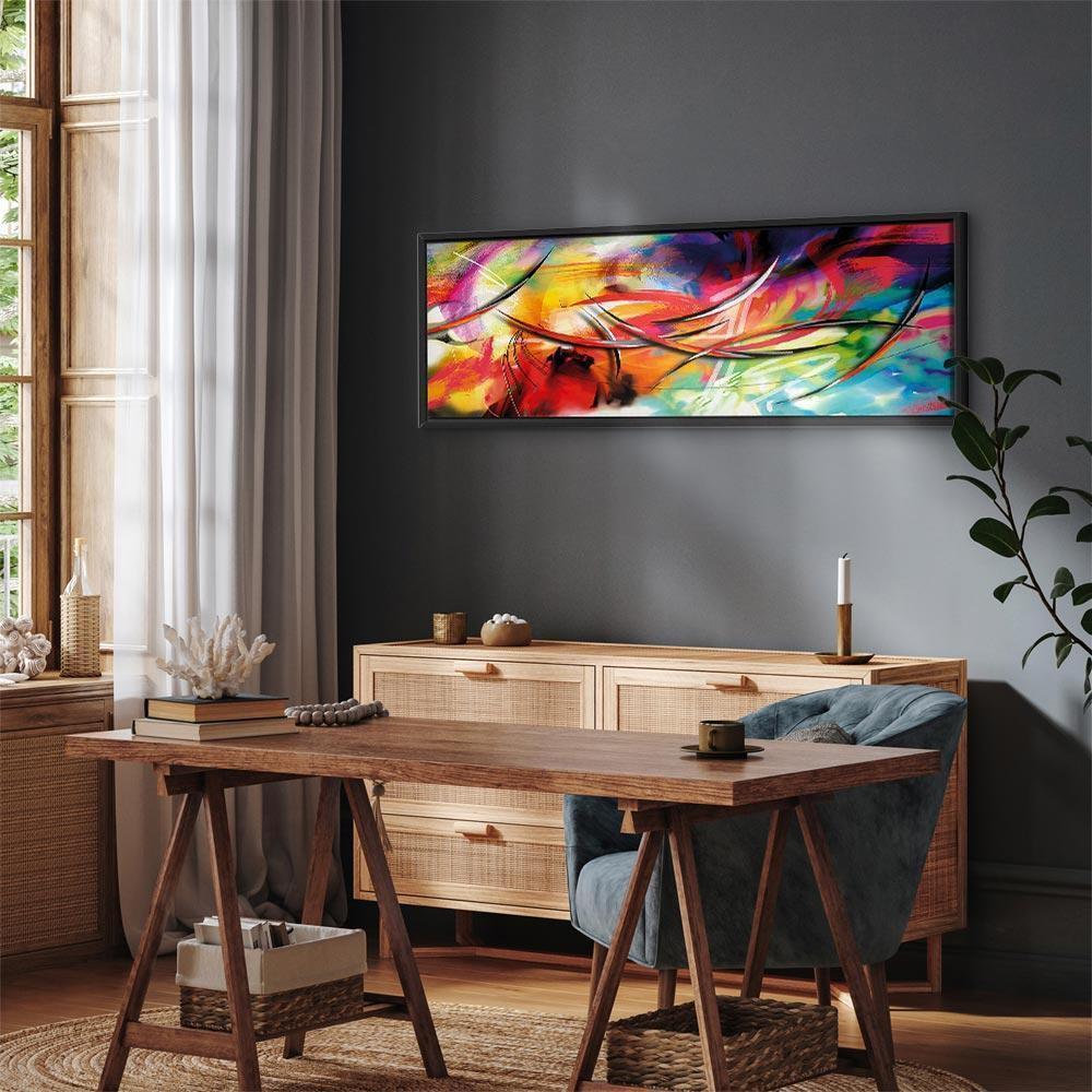 Leinwandbild - Dance of the rainbow