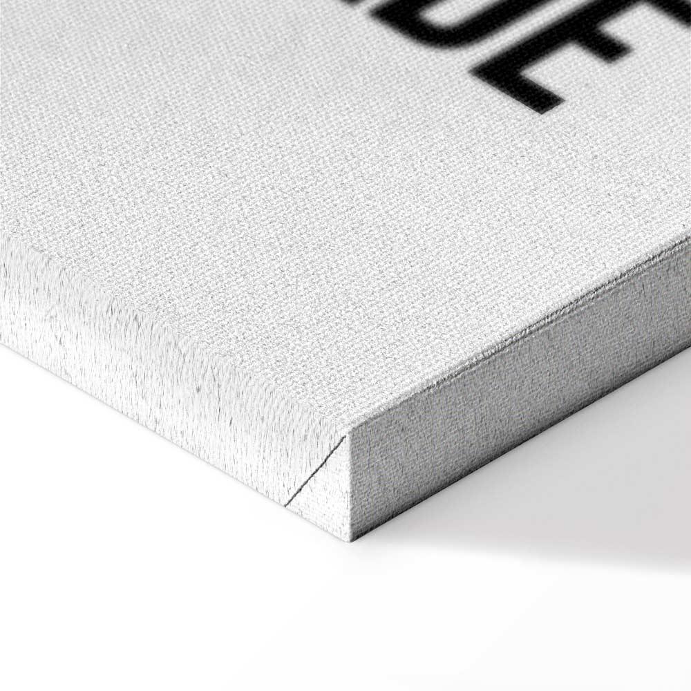 Leinwandbild - Colorful Flamingos - Inspirational Quote with Colorful Bird Silhouettes