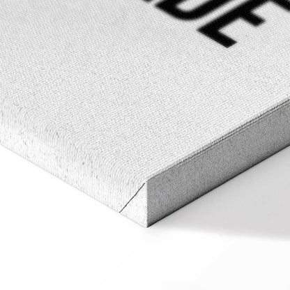 Leinwandbild - Colorful Flamingos - Inspirational Quote with Colorful Bird Silhouettes