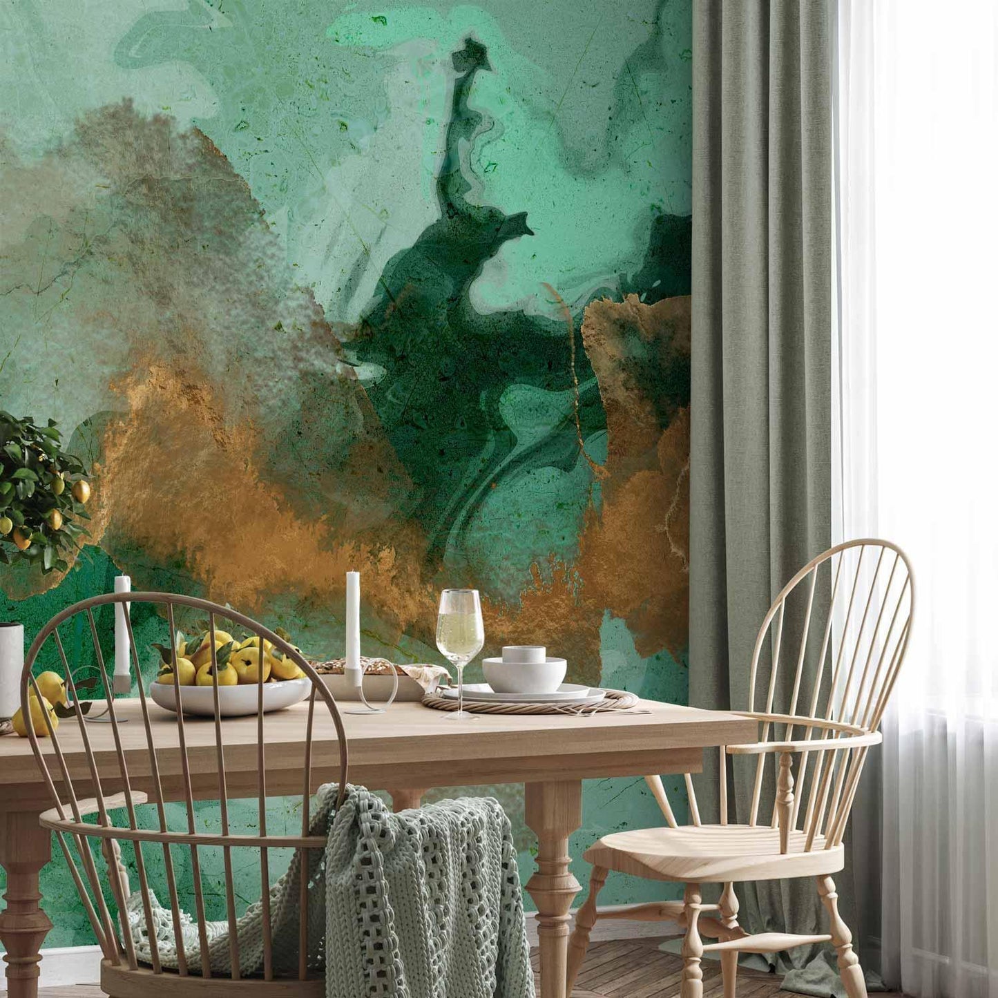 Fototapete - Malachite Play