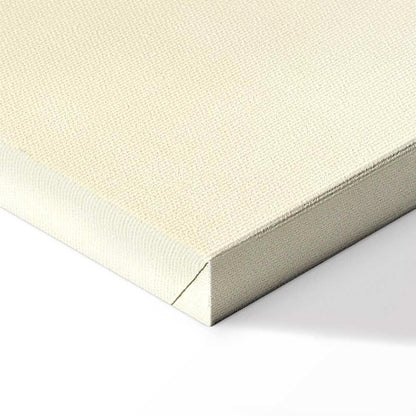 Leinwandbild - Bright Night - Moon Accompanied by Many Stars on a Light Background