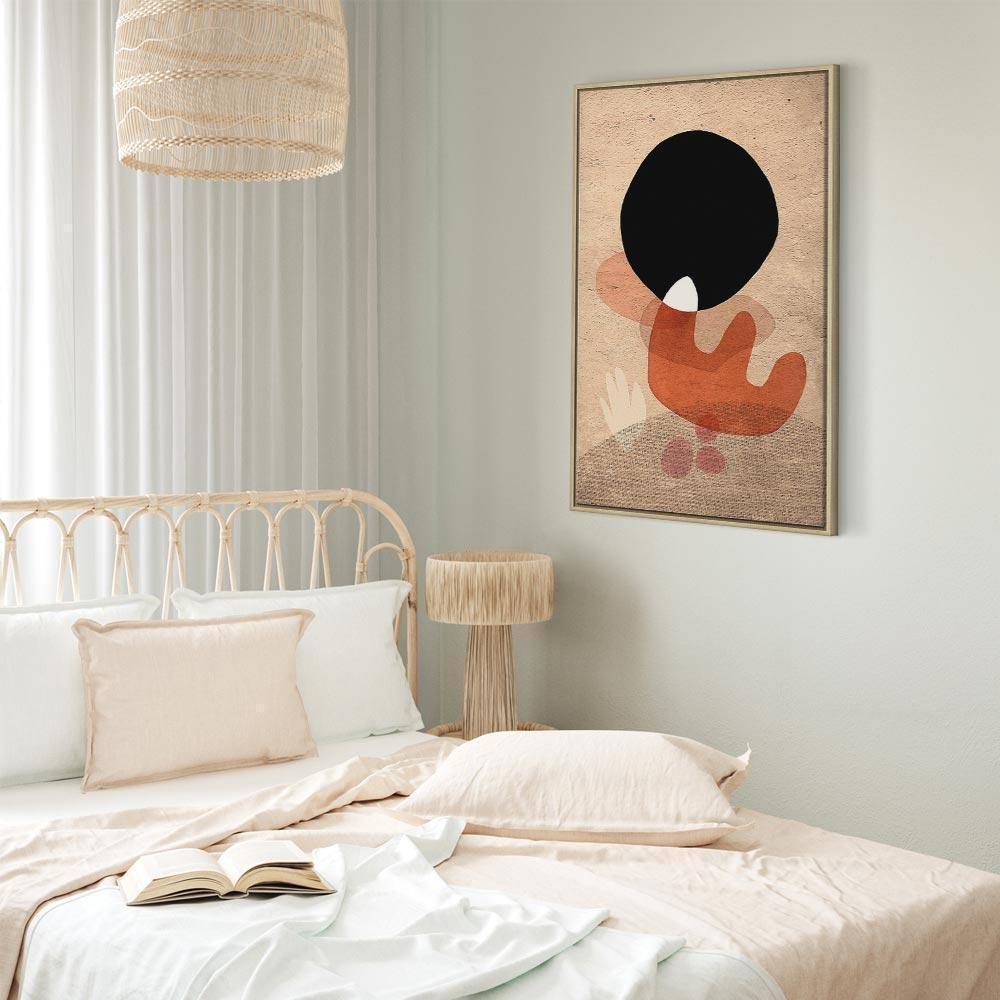 Leinwandbild - Black Stone (1 Part) Vertical