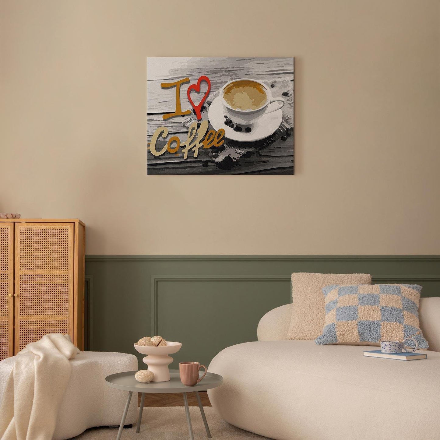 Malen nach Zahlen - I Love Coffee