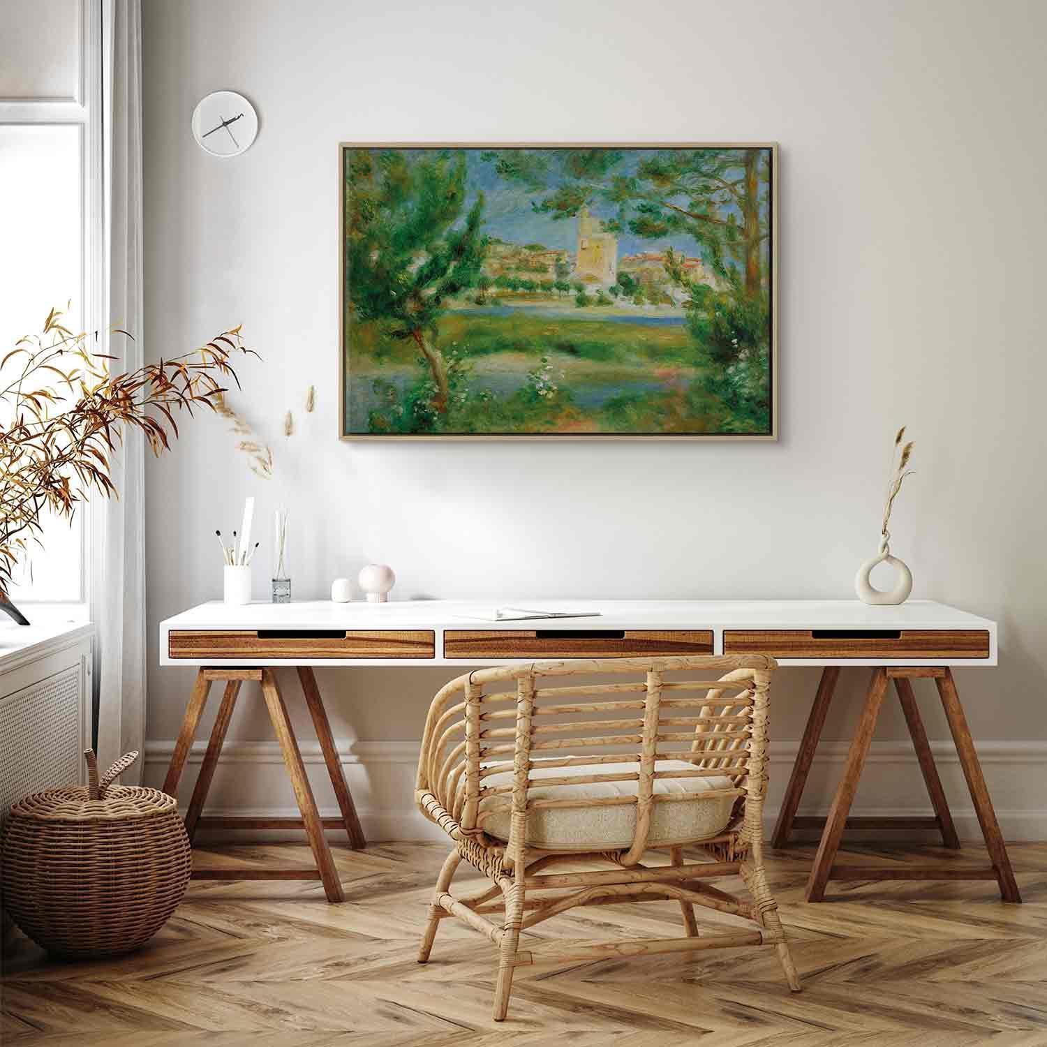 Leinwandbild - Villeneuveles-Avignon (Pierre-Auguste Renoir) Artgeist