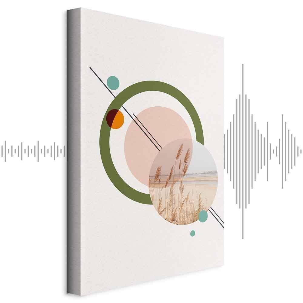 Leinwandbild - Geometric Landscape (1 Part) Vertical