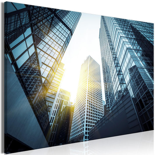 Leinwandbild - In a Big City (1 Part) Wide - Third Variant Artgeist