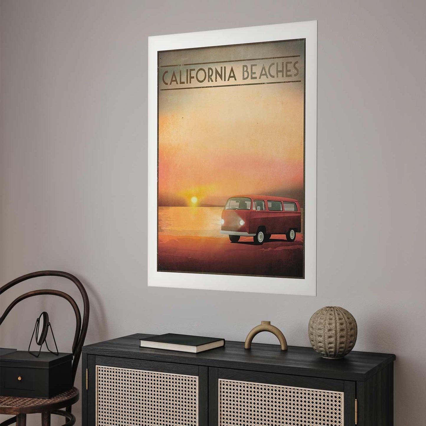 Poster - California Beaches Artgeist