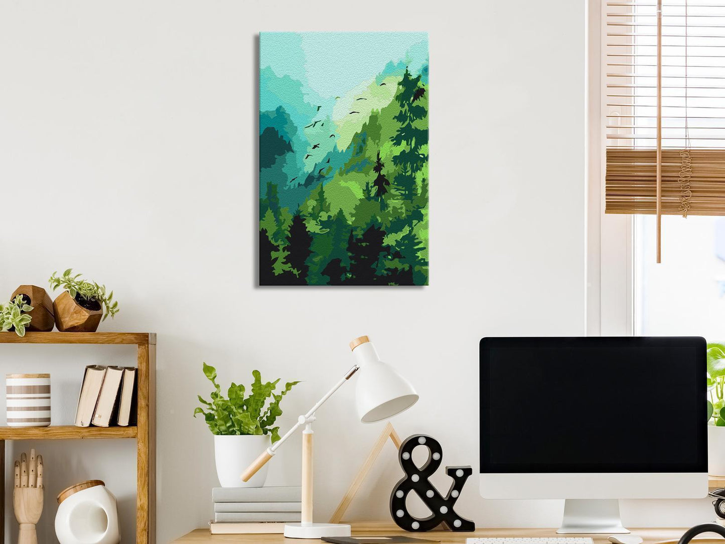 Malen nach Zahlen - Forest and Birds