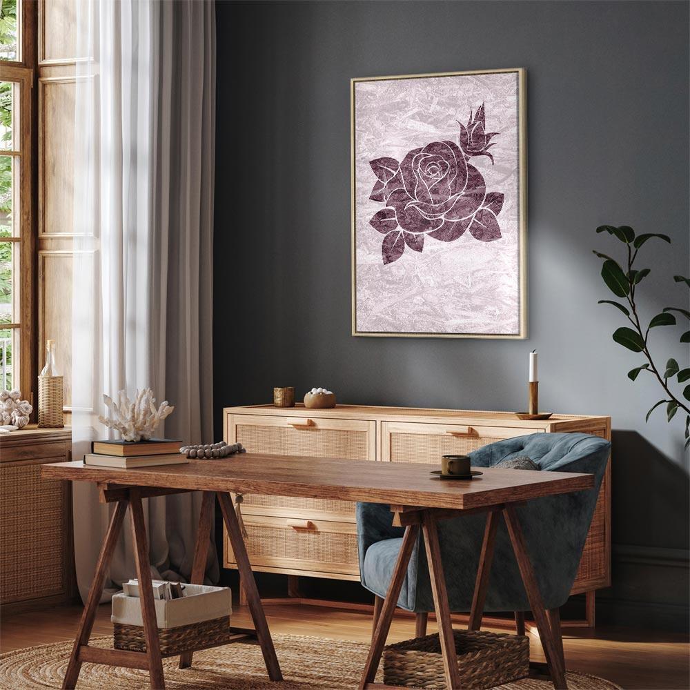 Leinwandbild - Splinters of Love (1 Part) Vertical