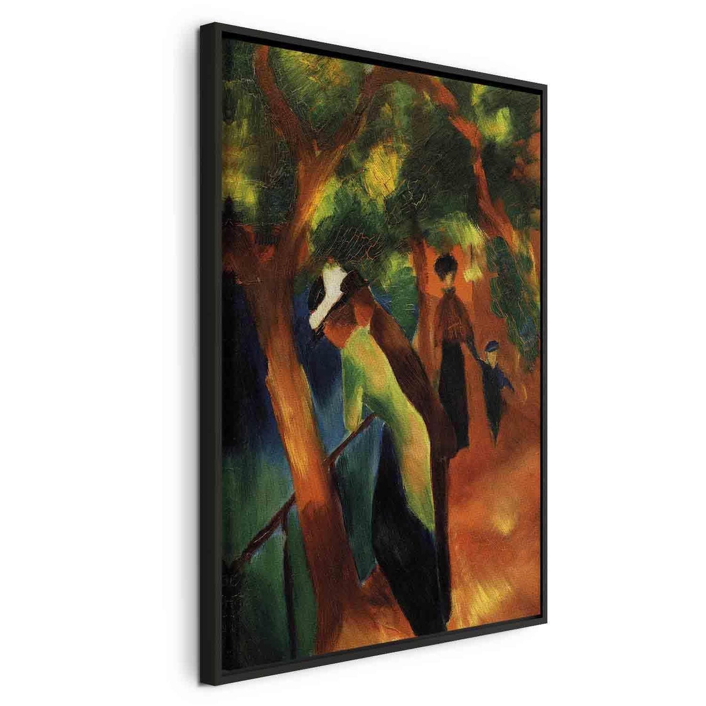 Leinwandbild - Sonniger Weg (August Macke) Artgeist