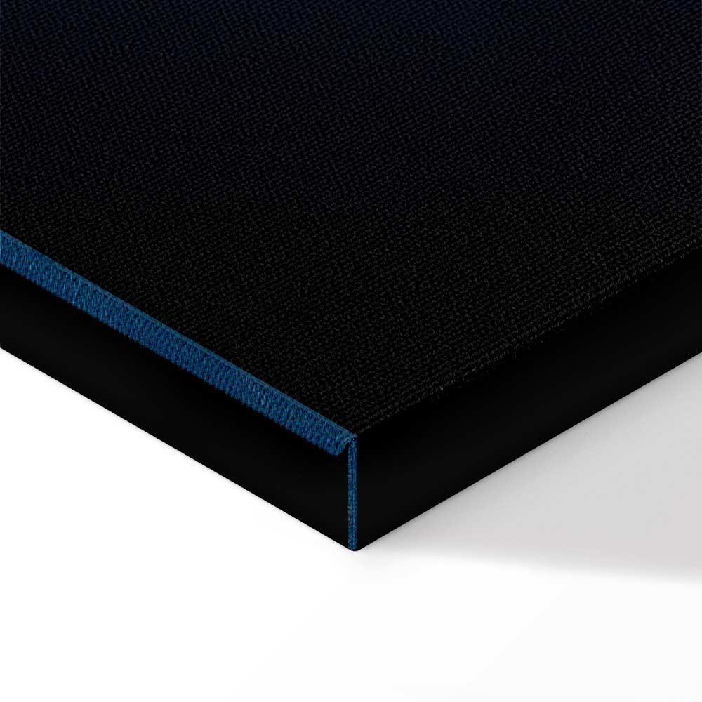 Leinwandbild - Animated Scenery: The Sun Battling with Clouds