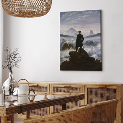 Leinwandbild - Caspar David Friedrich – Wanderer above the Sea of Fog