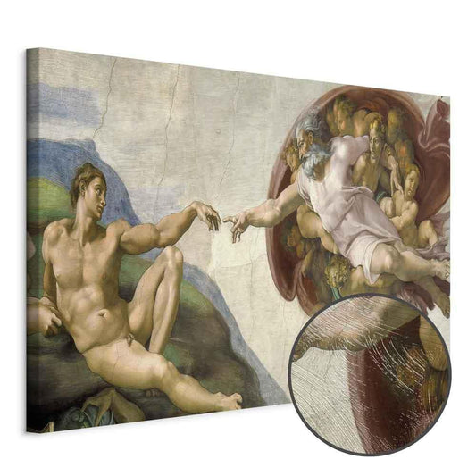 Leinwandbild - Michelangelo – The Creation of Adam II