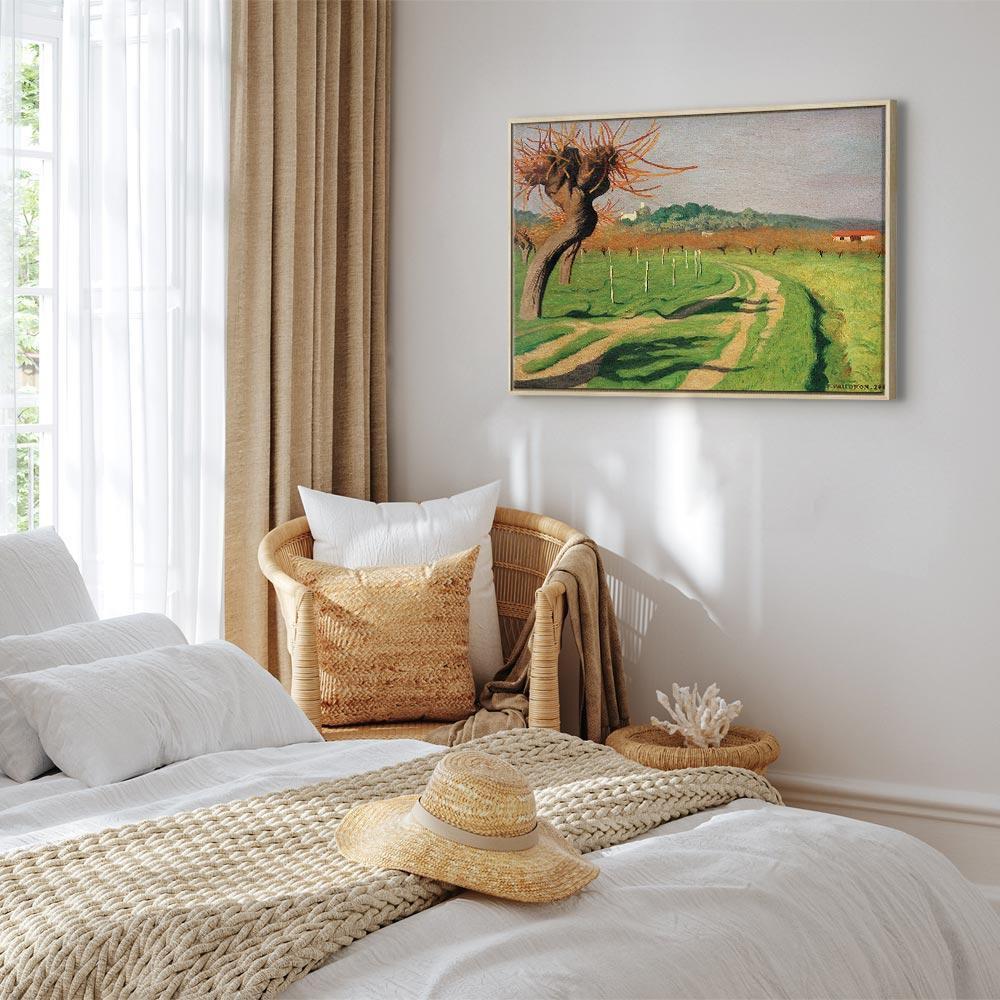 Leinwandbild - Félix Vallotton – Vallée de la Cagne