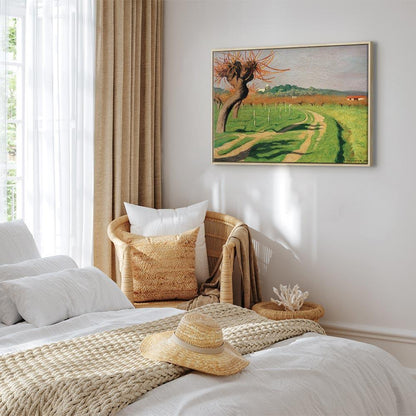 Leinwandbild - Félix Vallotton – Vallée de la Cagne