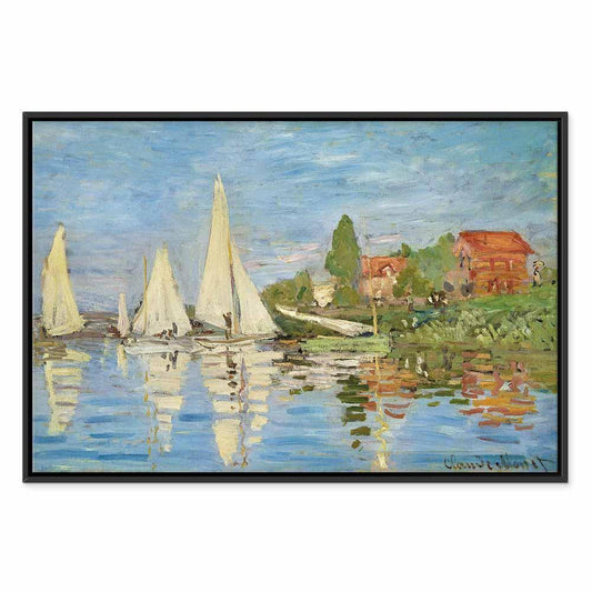 Leinwandbild - Claude Monet – Regattas at Argenteuil