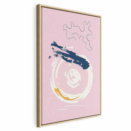 Leinwandbild - Pink Accent (1 Part) Vertical