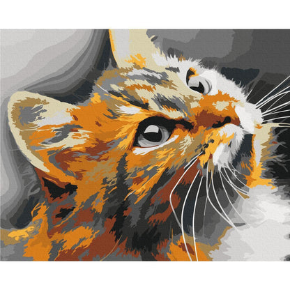 Malen nach Zahlen - Red Cat