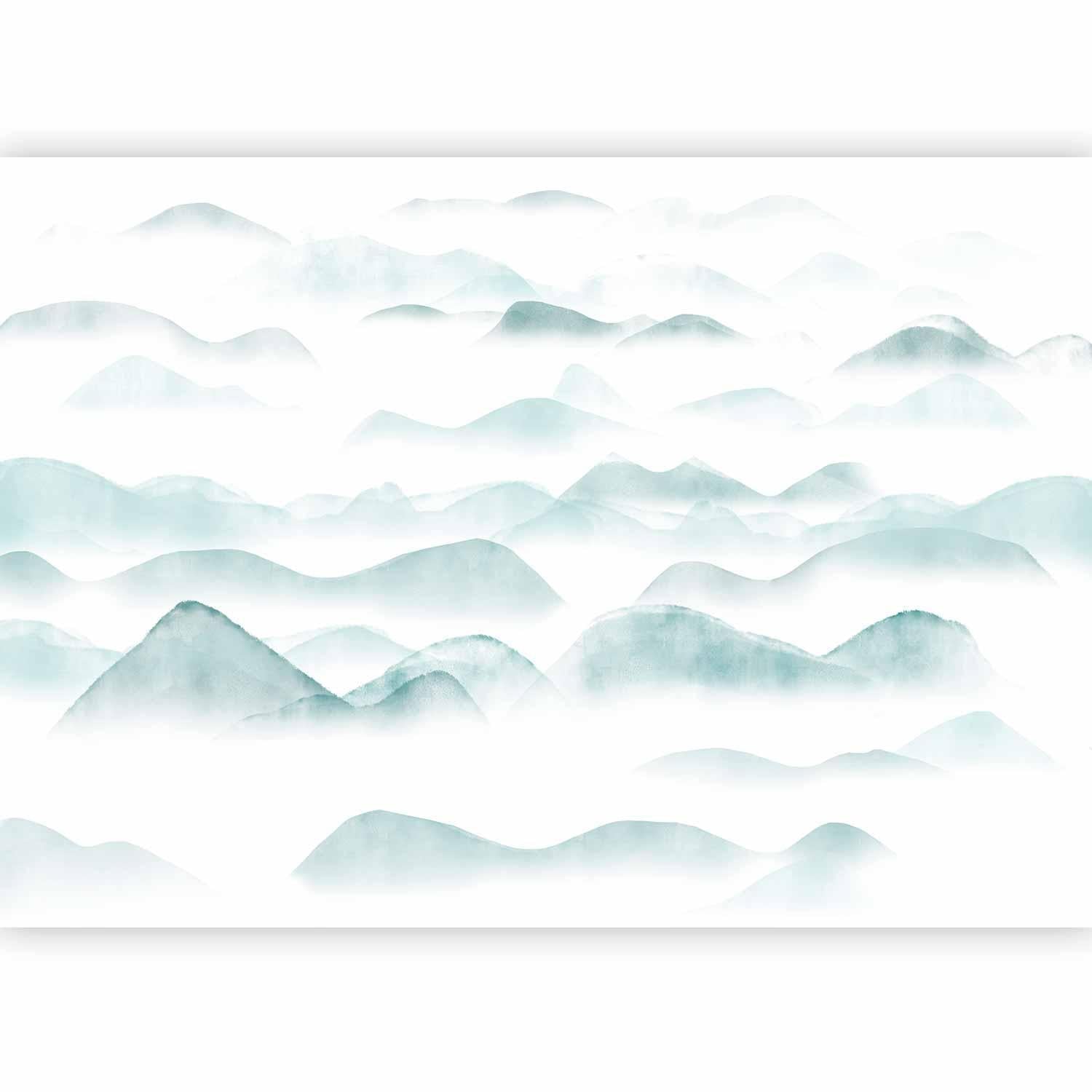 Fototapete - Mountains in the Fog Artgeist