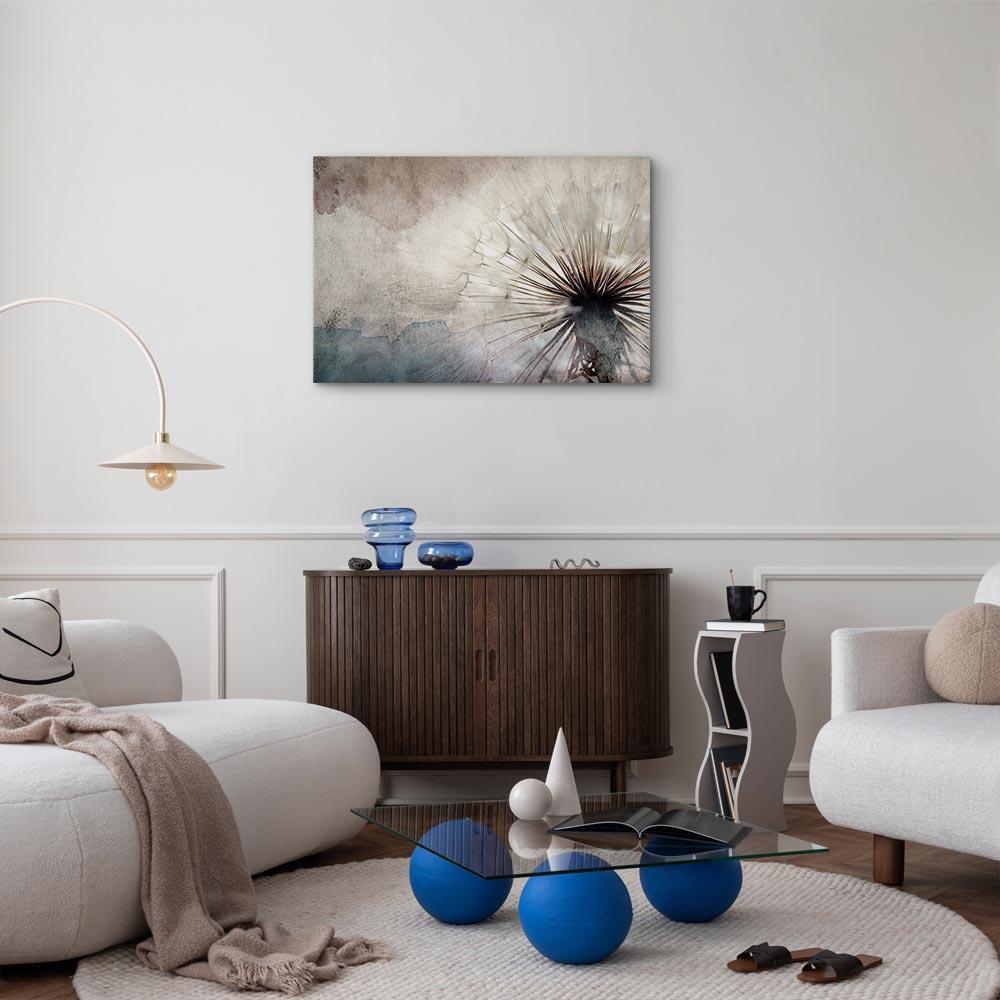 Leinwandbild - Dandelions in the Clouds (1 Part) Wide