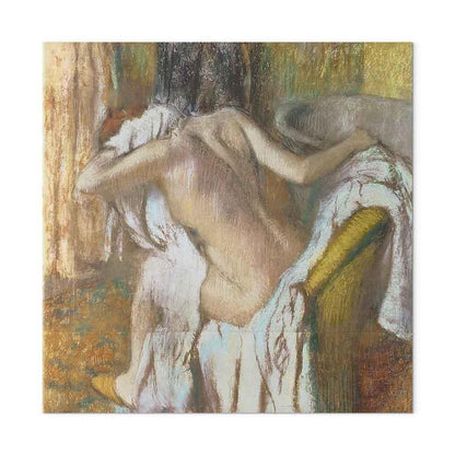 Leinwandbild - Edgar Degas – Woman drying herself