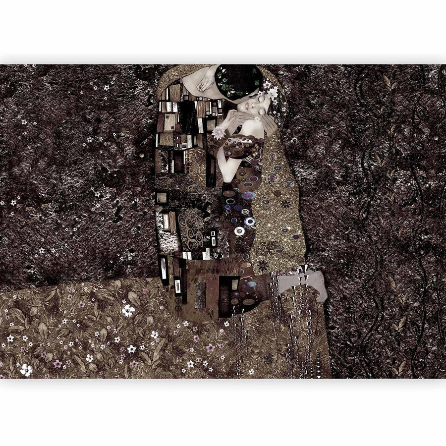 Fototapete Klimt Inspiration – Zarte Goldtöne im Jugendstil
