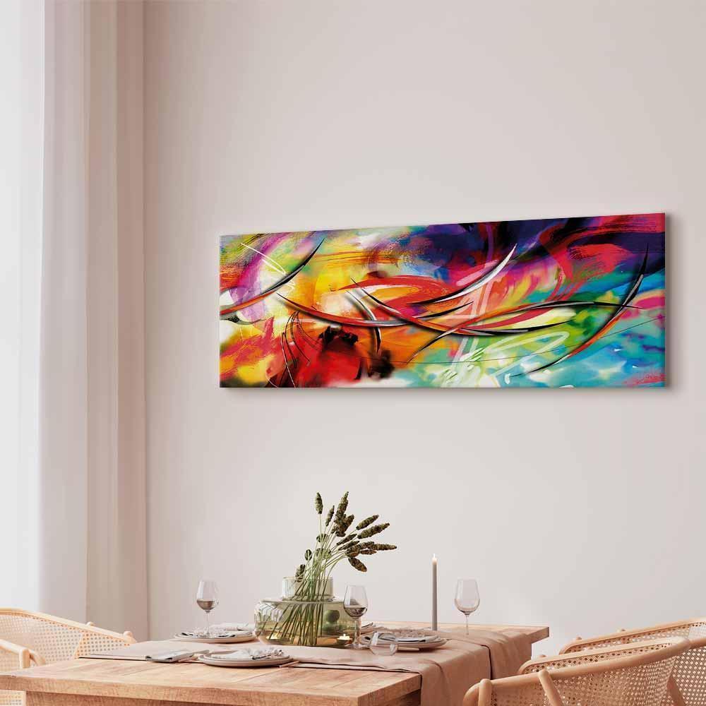 Leinwandbild - Dance of the rainbow