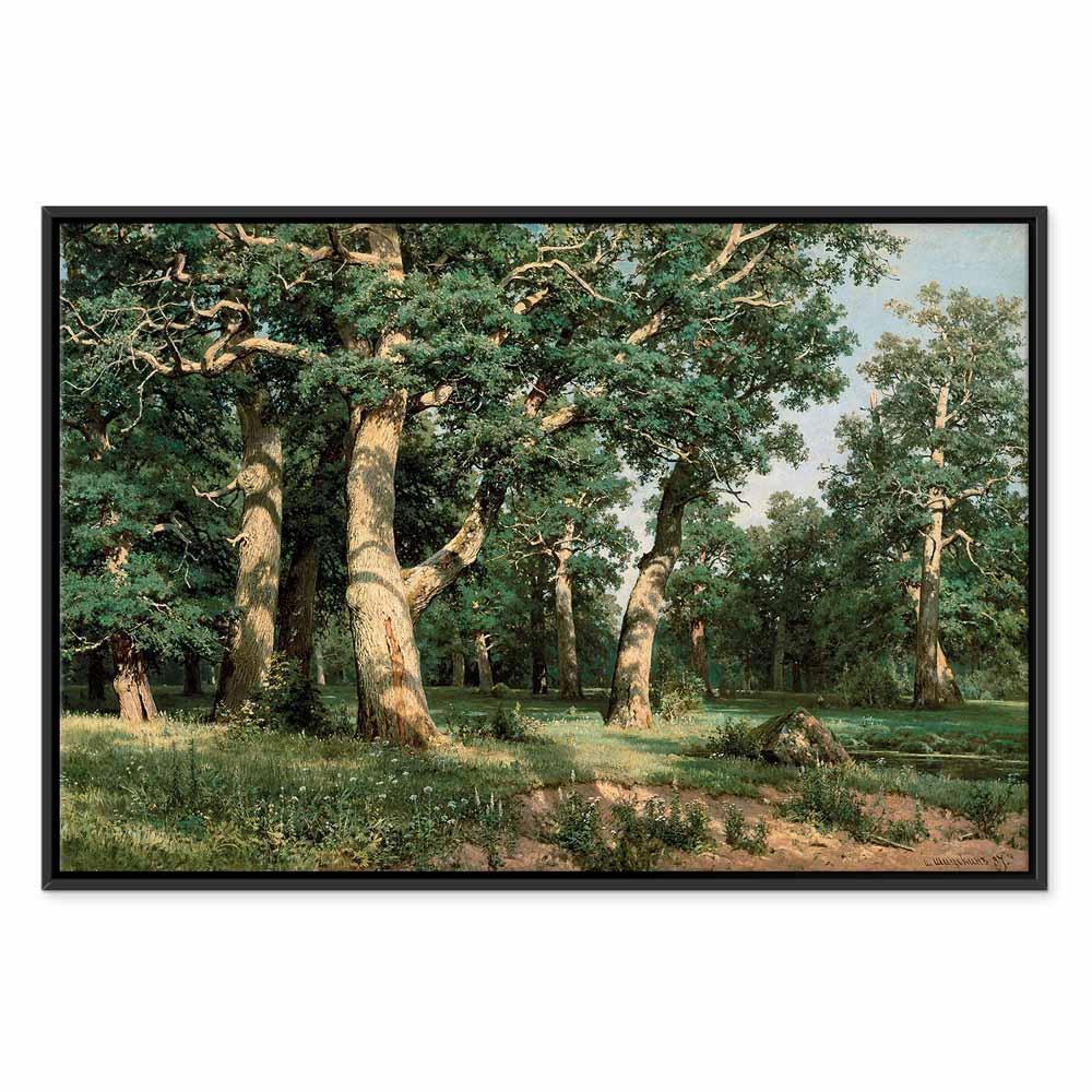 Leinwandbild - Ivan Shishkin – Oak Forest