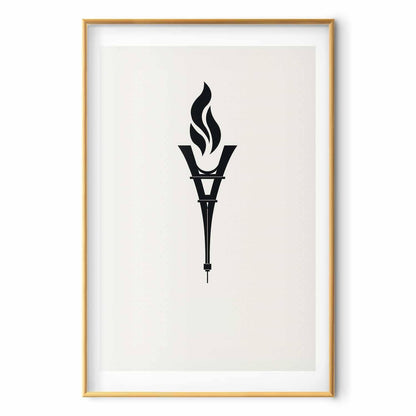 Poster - Torch Shaped Like the Eiffel Tower