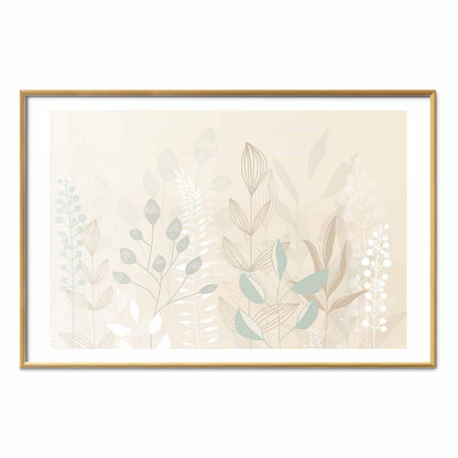 Poster - Pastel-Beige Meadow