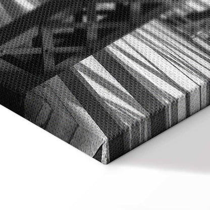 Leinwandbild - Bridge at Morning (1 Part) Vertical