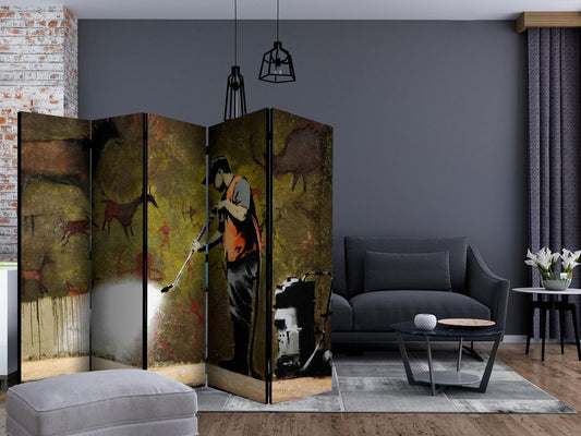 Paravent - Banksy - Cave Painting II Artgeist