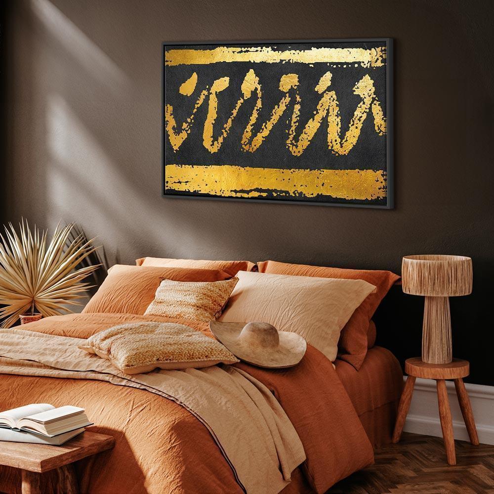 Leinwandbild - Gold Seal (1 Part) Wide