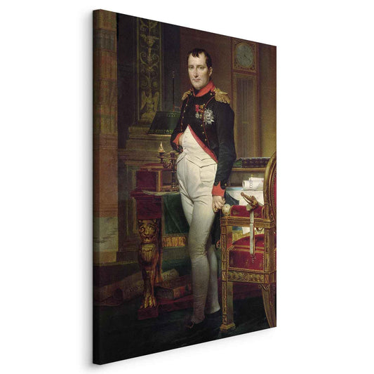 Leinwandbild - Napoleon Bonaparte (Jacques-Louis David) Artgeist