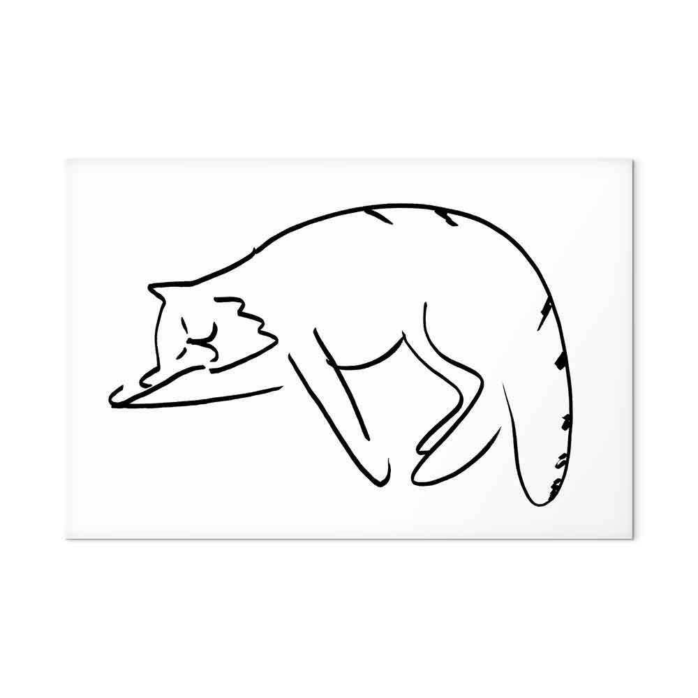 Leinwandbild - Cat's Dreams (1 Part) Vertical