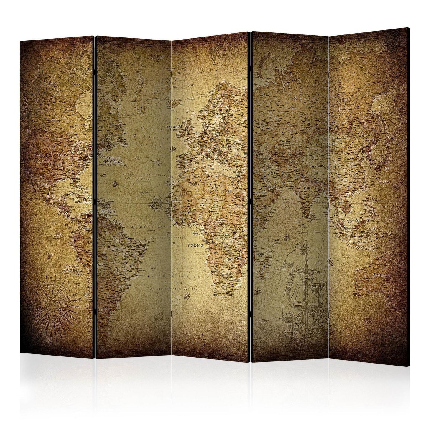 Paravent - Old map II Artgeist