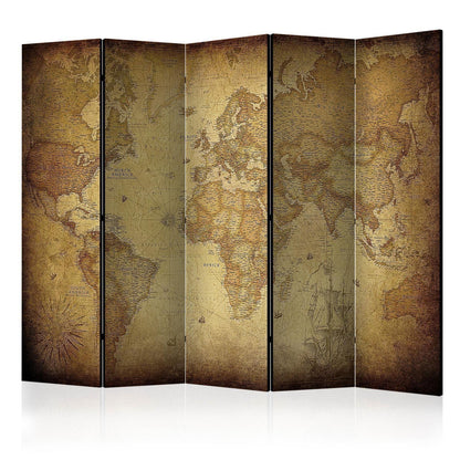 Paravent - Old map II Artgeist