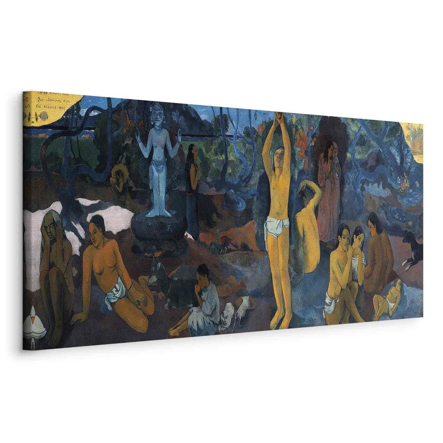 Leinwandbild - Paul Gauguin – Where Do We Come From? What Are We? Where Are We Going?