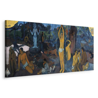 Leinwandbild - Paul Gauguin – Where Do We Come From? What Are We? Where Are We Going?