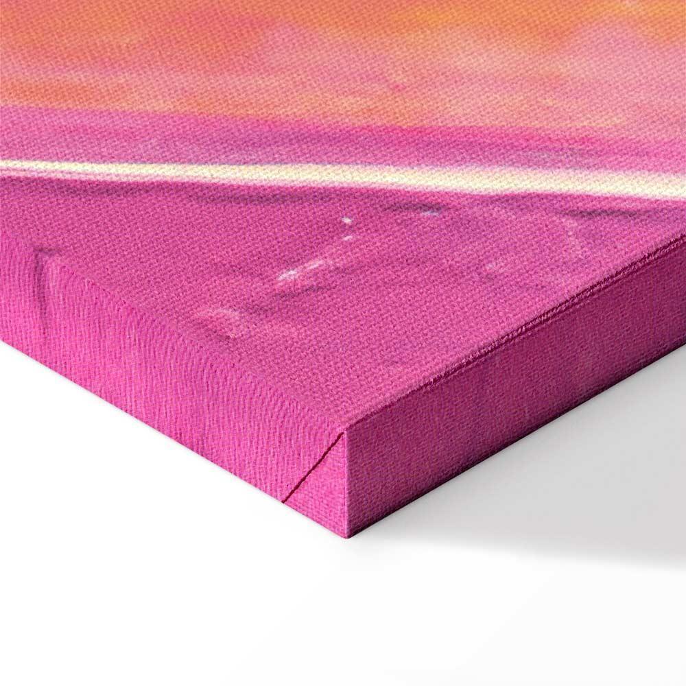 Leinwandbild - Energetic Shapes - Dynamic Oil Paint Composition on Canvas