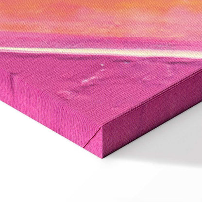 Leinwandbild - Energetic Shapes - Dynamic Oil Paint Composition on Canvas