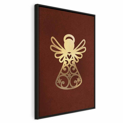 Leinwandbild - Angelic Gold (1 Part) Vertical